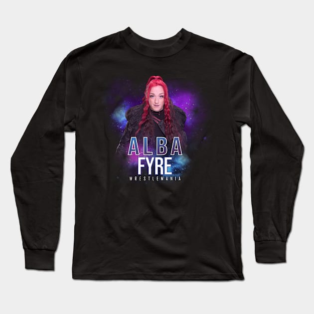 alba fyre wrestle Long Sleeve T-Shirt by KomenX